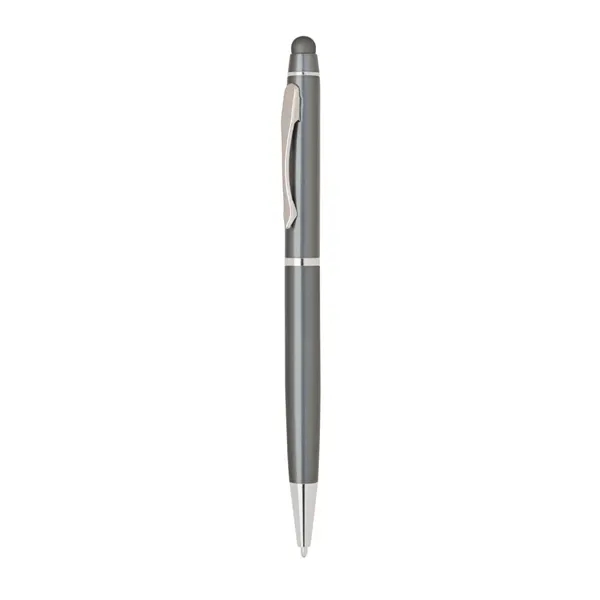 Metal Twist Pen with bold color barrel and stylus.... from ASI 31517 Admart Products / Admart Line