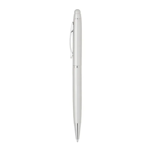 Metal Twist Pen with bold color barrel and stylus.... from ASI 31517 Admart Products / Admart Line