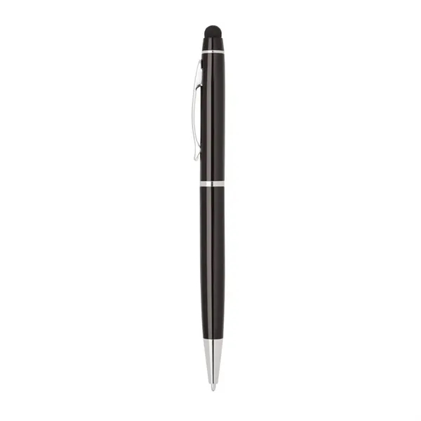 Metal Twist Pen with bold color barrel and stylus.... from ASI 31517 Admart Products / Admart Line