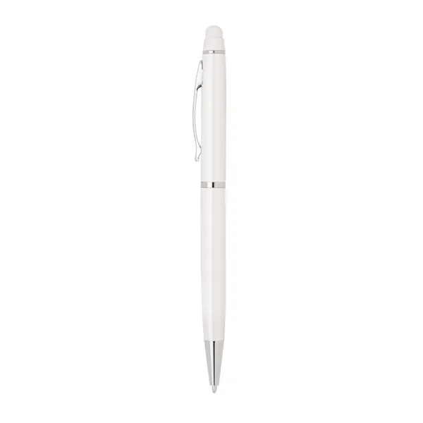 Metal Twist Pen with bold color barrel and stylus.... from ASI 31517 Admart Products / Admart Line