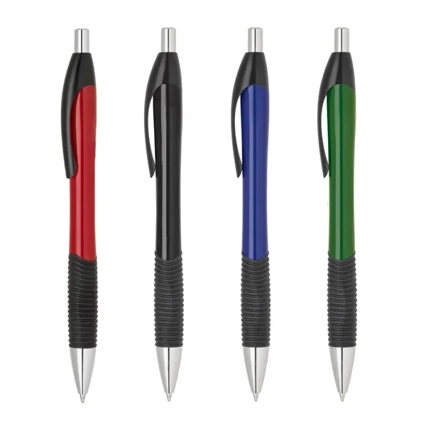 Rubber Grip Click Action Plastic Pen... from ASI 31517 Admart Products / Admart Line