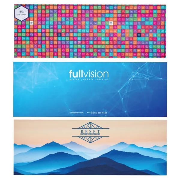 Instant cooling high-tech microfiber cooling towel with full color dye sublimation... from ASI 57655 STOPNGO Line