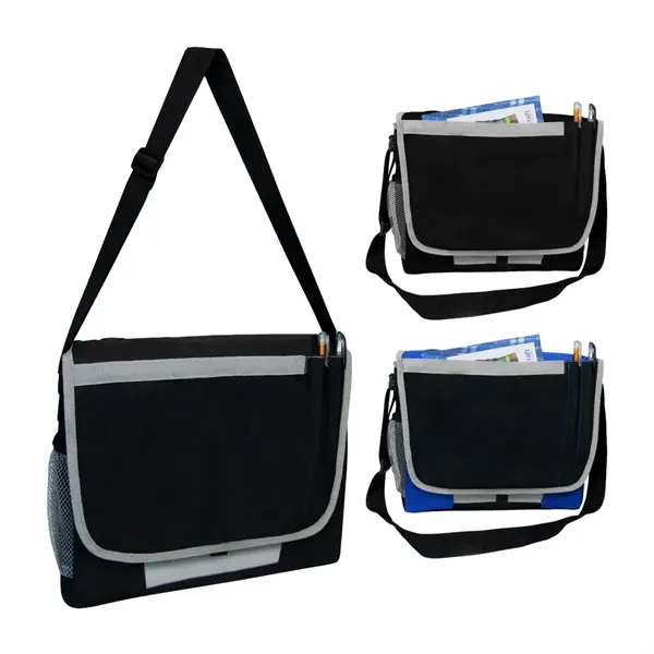 Polyester Business Messenger Bag... from ASI 31517 Admart Products / Admart Line