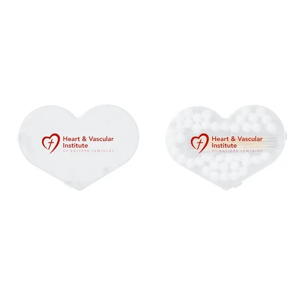 1/4" x 3 1/2" x 2 1/2" heart-shaped box with 30... from ASI 63549 Jornik Manufacturing Corp / Jornik