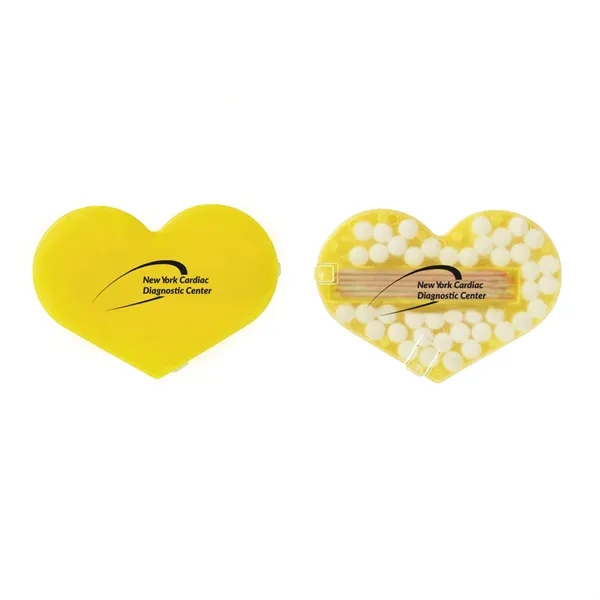 1/4" x 3 1/2" x 2 1/2" heart-shaped box with 30... from ASI 63549 Jornik Manufacturing Corp / Jornik