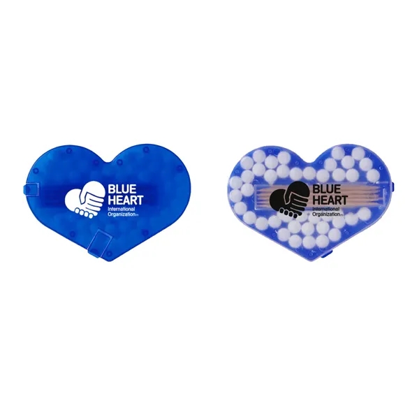 1/4" x 3 1/2" x 2 1/2" heart-shaped box with 30... from ASI 63549 Jornik Manufacturing Corp / Jornik