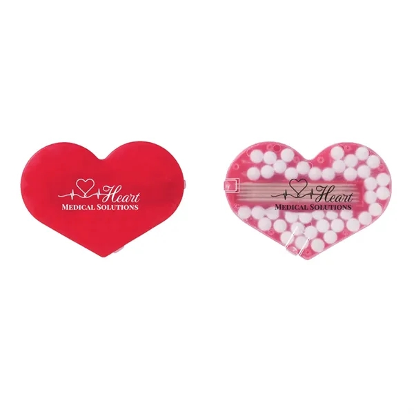 1/4" x 3 1/2" x 2 1/2" heart-shaped box with 30... from ASI 63549 Jornik Manufacturing Corp / Jornik