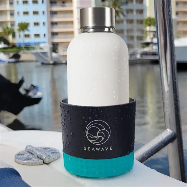 Non-tipping cup holder features built-in stabilizers that adjust to securely hold... from ASI 93986 Visions/Awardcraft