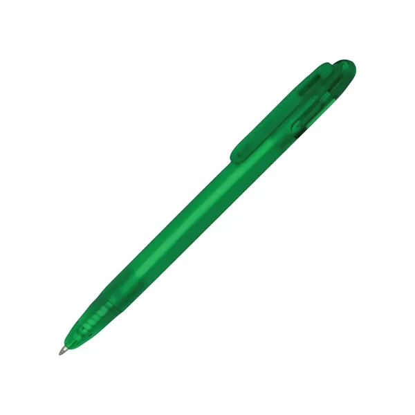Plastic, retractable, Click action, medium ballpoint black ink, Made from recycled... from ASI 44368 ZZ DROPPED -Cedar Crest Manufacturing / Cedar Crest