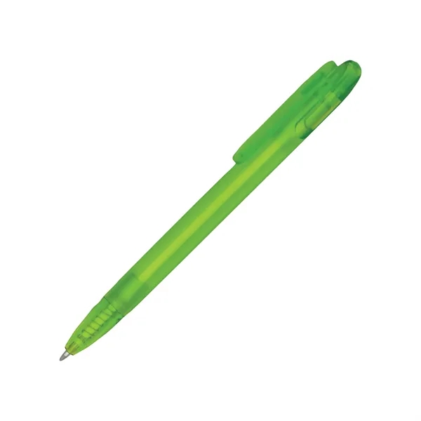 Plastic, retractable, Click action, medium ballpoint black ink, Made from recycled... from ASI 44368 ZZ DROPPED -Cedar Crest Manufacturing / Cedar Crest