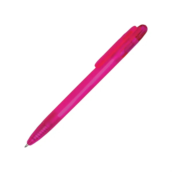 Plastic, retractable, Click action, medium ballpoint black ink, Made from recycled... from ASI 44368 ZZ DROPPED -Cedar Crest Manufacturing / Cedar Crest