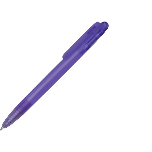 Plastic, retractable, Click action, medium ballpoint black ink, Made from recycled... from ASI 44368 ZZ DROPPED -Cedar Crest Manufacturing / Cedar Crest