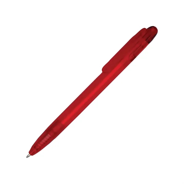 Plastic, retractable, Click action, medium ballpoint black ink, Made from recycled... from ASI 44368 ZZ DROPPED -Cedar Crest Manufacturing / Cedar Crest