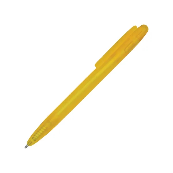 Plastic, retractable, Click action, medium ballpoint black ink, Made from recycled... from ASI 44368 ZZ DROPPED -Cedar Crest Manufacturing / Cedar Crest
