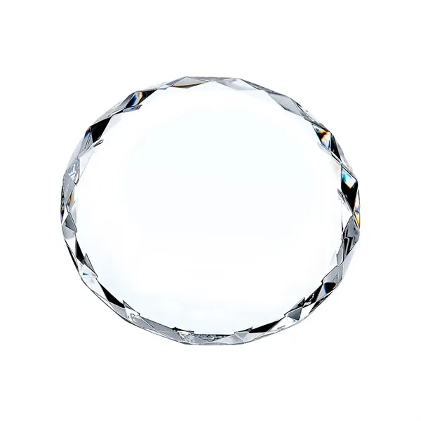 Gem-cut Round Crystal Paperweight... from ASI 31517 Admart Products / Admart Line