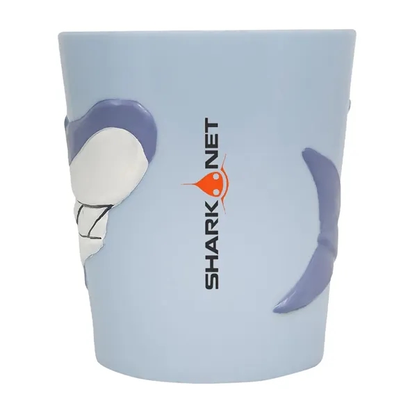 8 oz. plastic cup with shark print.... from ASI 34415 Alpi International LTD