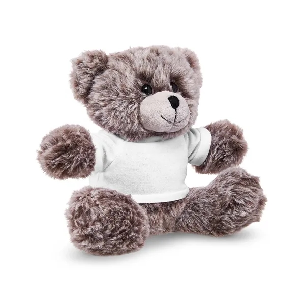 8.5" x 7.5" x 3.75" 100% polyester plush teddy bear with... from ASI 79530 Prime Line