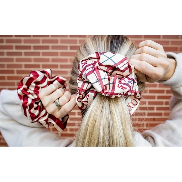 One-Size-Fits-All, Full-Color Jumbo Scrunchies on a Hang Tag. Bulk Packaged.... from ASI 45657 Pop! Promos