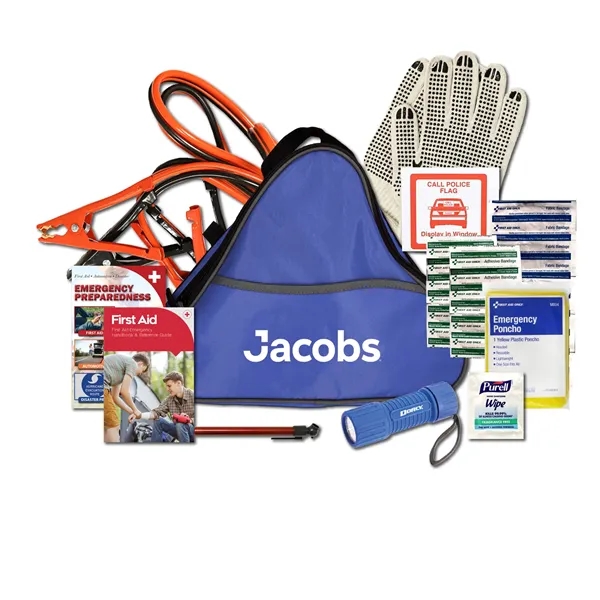 Silver automotive kit with all you need to jumpstart your car,... from ASI 80882 Ready 4 Kits / Ready 4 Kits