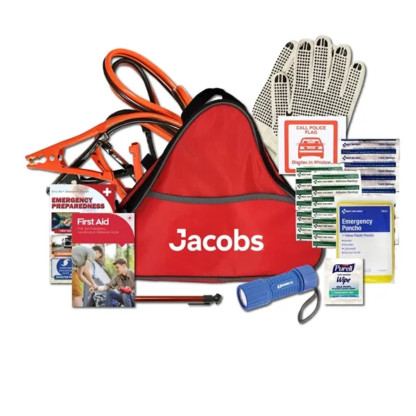 Silver automotive kit with all you need to jumpstart your car,... from ASI 80882 Ready 4 Kits / Ready 4 Kits