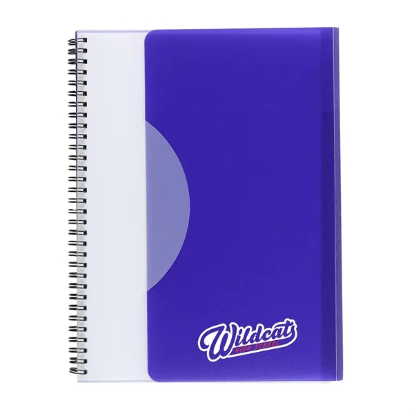 This Satin Finish Large sleek notebook features 60 double sided pages... from ASI 52541 Epoly Corp