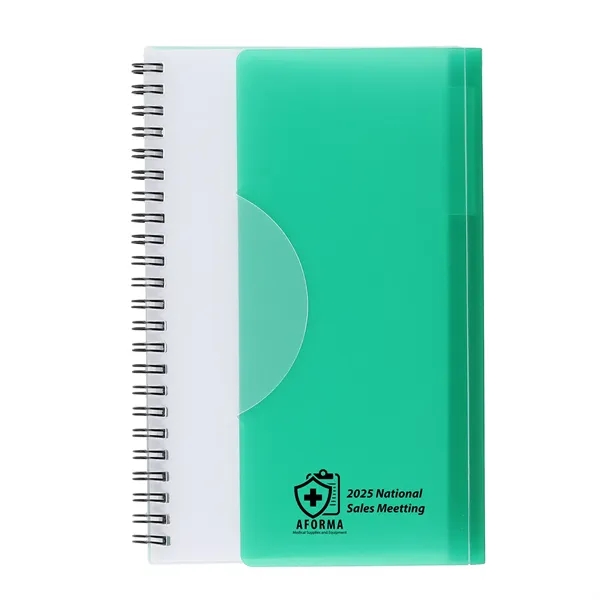 This Satin Finish Junior sleek notebook features 60 double sided pages... from ASI 52541 Epoly Corp
