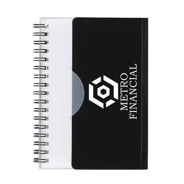 This Satin Finish Mini sleek notebook features 60 double sided pages... from ASI 52541 Epoly Corp