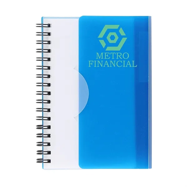 This Satin Finish Mini sleek notebook features 60 double sided pages... from ASI 52541 Epoly Corp