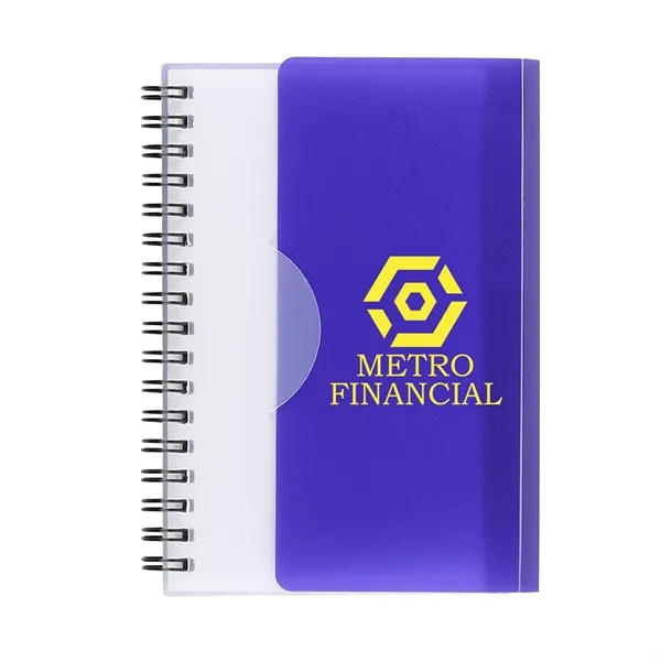 This Satin Finish Mini sleek notebook features 60 double sided pages... from ASI 52541 Epoly Corp