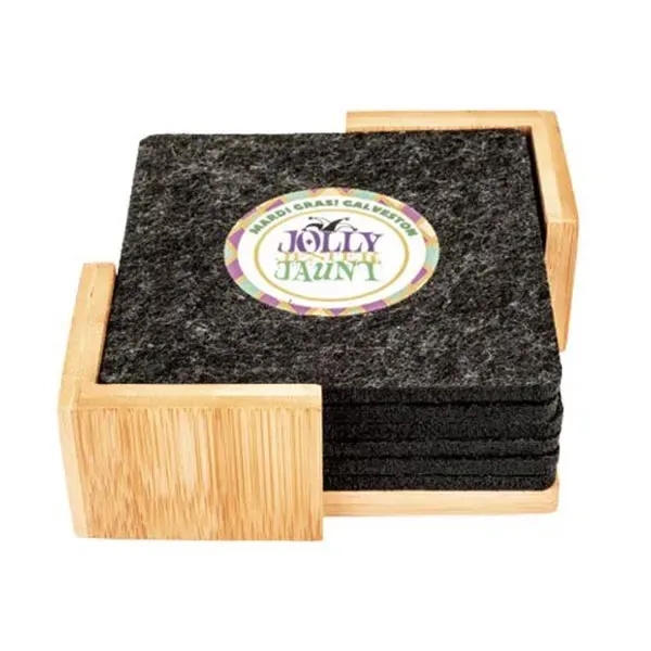 RPET Coaster Set... from ASI 46755 Cosmo Promos