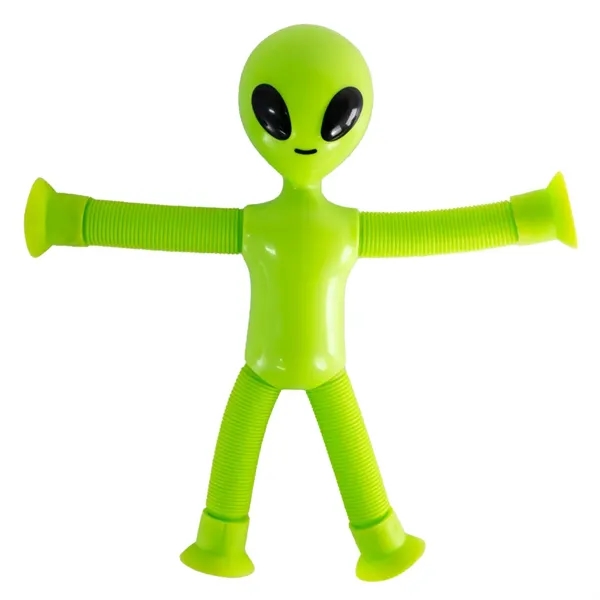 6.5" x 6" bendable green alien man.... from ASI 34415 Alpi International LTD