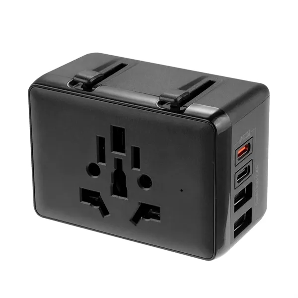 2 USB A 2 Type C PD20W universal travel adapter plus... from ASI 37218 Athena Promo (tm)