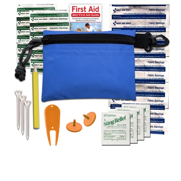 Go Golf kit with golfing and first aid essentials as well... from ASI 80882 Ready 4 Kits / Ready 4 Kits