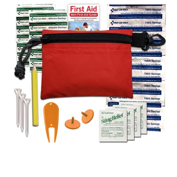 Go Golf kit with golfing and first aid essentials as well... from ASI 80882 Ready 4 Kits / Ready 4 Kits