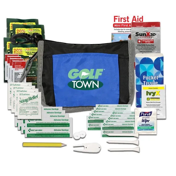 Golf Kit Pro, including insect repellent wipes, sunscreen, first aid basics,... from ASI 80882 Ready 4 Kits / Ready 4 Kits