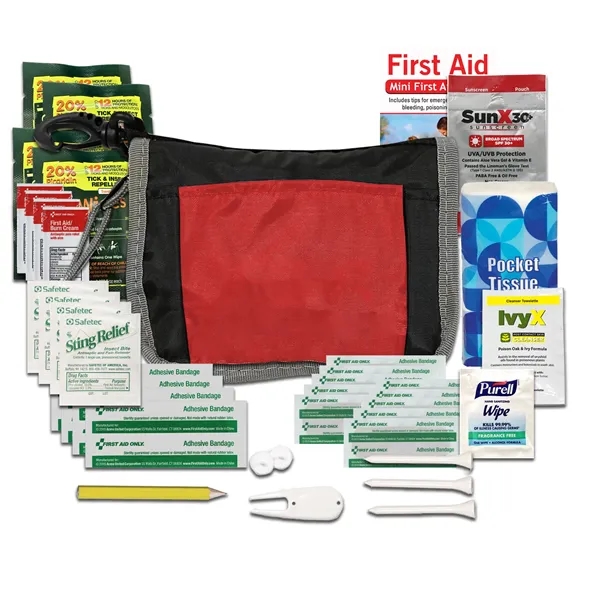 Golf Kit Pro, including insect repellent wipes, sunscreen, first aid basics,... from ASI 80882 Ready 4 Kits / Ready 4 Kits