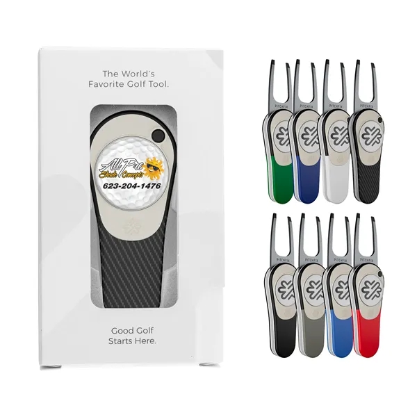 Golf divot repair tool and ball marker in gift box.... from ASI 52263 EMT