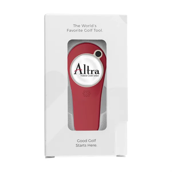 Golf divot repair tool and ball marker in gift box.... from ASI 52263 EMT