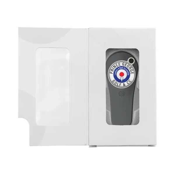 Golf divot repair tool and ball marker in gift box.... from ASI 52263 EMT