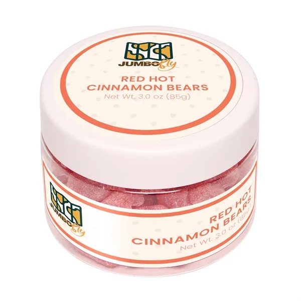 3 oz jar of cinnamon-flavored, spicy-and-sweet bears.... from ASI 61966 HPG / SugarSpot