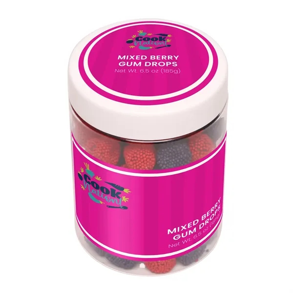 7 oz large jar of strawberry and blueberry gumdrops covered in... from ASI 61966 HPG / SugarSpot