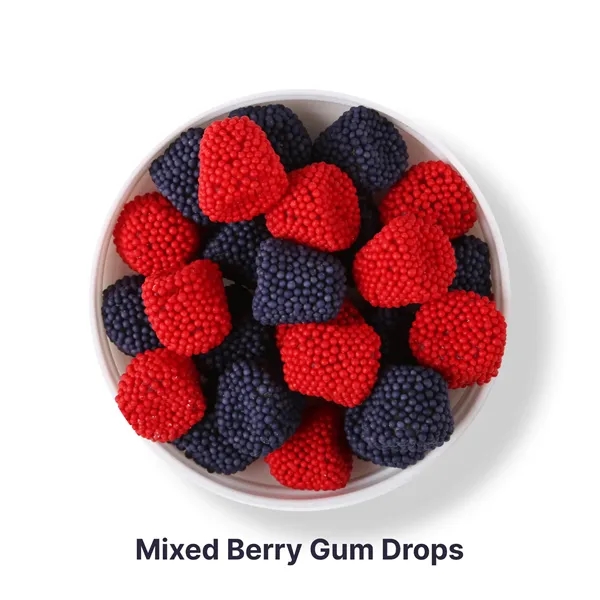 7 oz large jar of strawberry and blueberry gumdrops covered in... from ASI 61966 HPG / SugarSpot