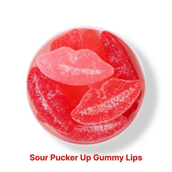 3 oz jar of sweet-and-sour gummy lips... from ASI 61966 HPG / SugarSpot