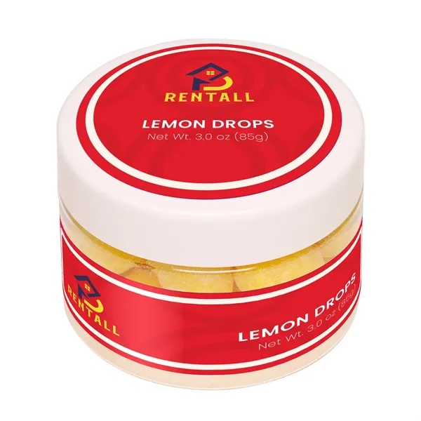 3 oz small jar of lemon drop hard candies.... from ASI 61966 HPG / SugarSpot