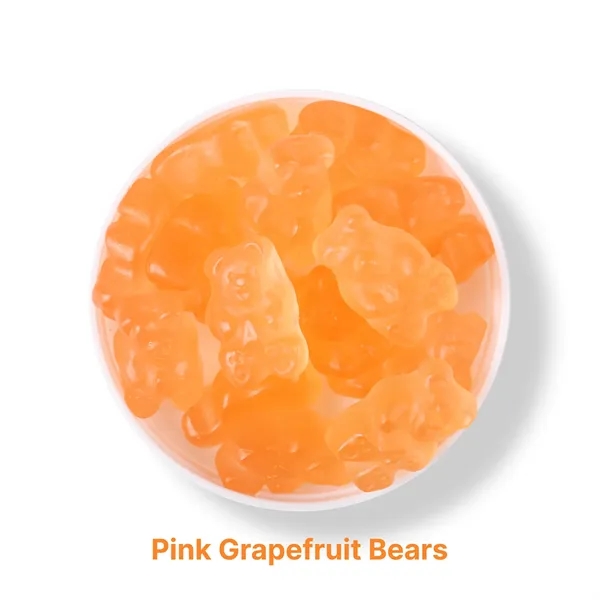 3 oz small jar of pink grapefruit-flavored bears.... from ASI 61966 HPG / SugarSpot