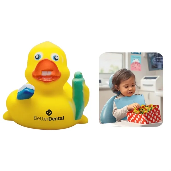 2.25" W x 2.00" H x 2.50" D yellow, vinyl duck.... from ASI 52710 Lincoln Line