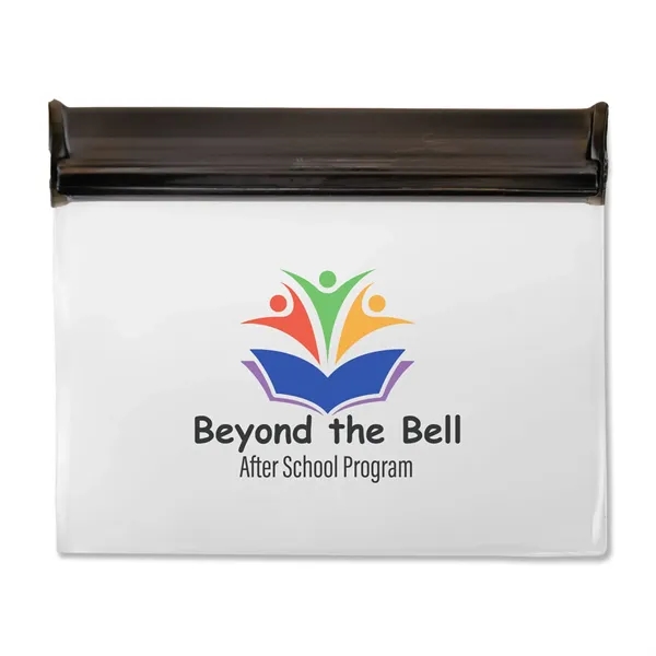 Sealable eco-friendly PEVA pouch that is reusable with full color digital... from ASI 54040 Fey Promo