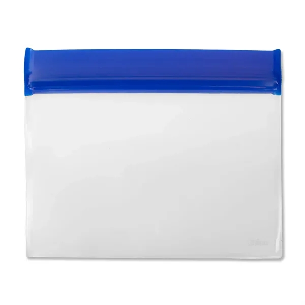 Sealable eco-friendly PEVA pouch that is reusable with full color digital... from ASI 54040 Fey Promo