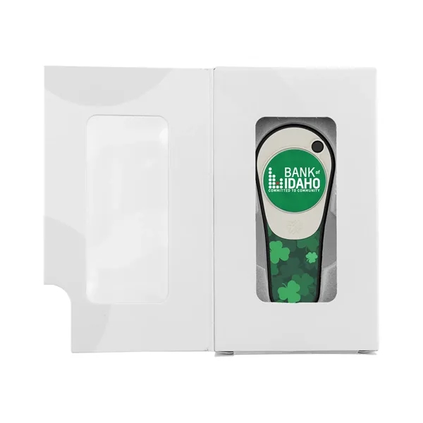 Golf divot repair tool and ball marker in gift box.... from ASI 52263 EMT