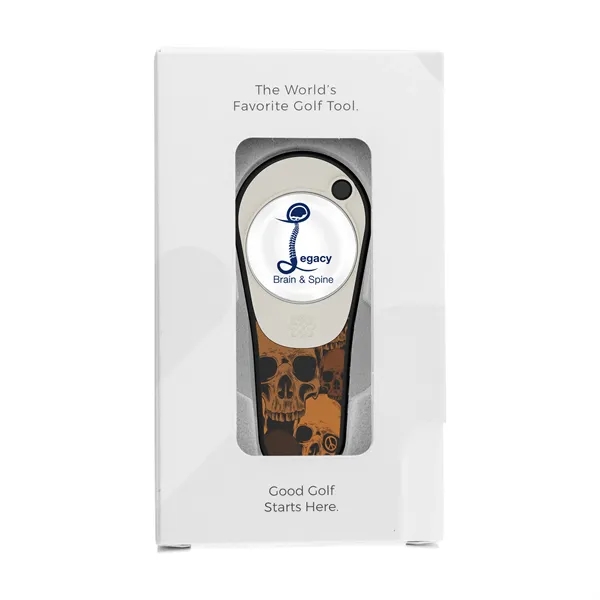 Golf divot repair tool and ball marker in gift box.... from ASI 52263 EMT